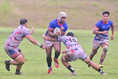 Kejayaan Johor membenam ATM 65 - 14 meletakkan skuad selatan tanah air itu berada pada tahap terbaik. FOTO: Kesatuan Ragbi Negeri Johor