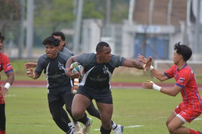 Tonggak import Waidilo Alipate menjadi taruhan Terengganu dalam misi melebarkan rentak kemenangan kumpulan B Piala Agong apabila melayan kunjungan Johor di Kuala Nerus petang ini. Foto Persatuan Ragbi Negeri Terengganu