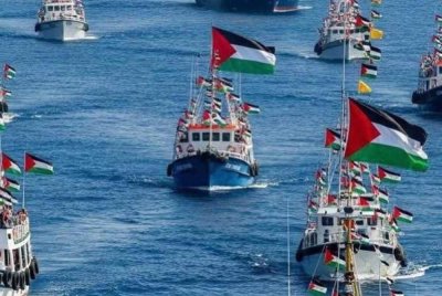 Menurut penganjur, dalam masa dua hari, flotilla akan memasuki zon berisiko tinggi, ketika kewaspadaan dan solidariti global amat diperlukan. - Gambar hiasan