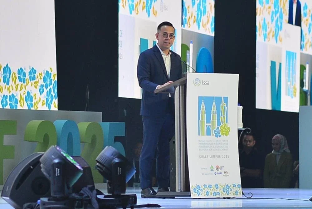 Steven berucap pada Majlis Perasmian WSSF 2025 di Pusat Konvensyen Kuala Lumpur pada Isnin.