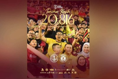 Sorakan padu 20,816 penyokong di venue keramat Hobin Jang Hobin menjadi pemangkin semangat pasukan untuk mempamerkan persembahan bertenaga. Foto FB Negeri Sembilan Football Club