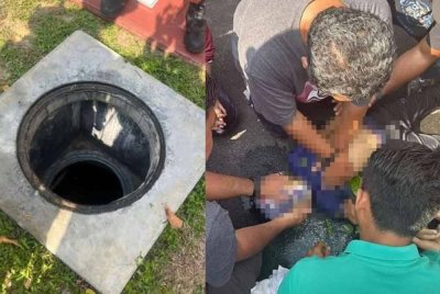 Tragedi seorang murid terjatuh ke dalam saluran kumbahan di sebuah sekolah di Lenggeng, Nilai dua hari lepas.