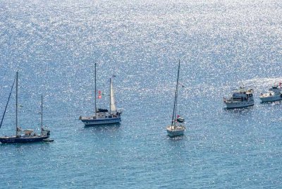 Flotila bantuan Global Sumud ke Gaza tiba di perairan utara Marsa Matrouh di pantai Mediterranean Mesir. Foto fail AFP