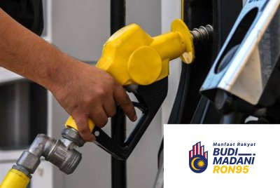 Hari kedua pelaksanaan sistem subsidi bersasar BUDI95 merekodkan transaksi RM22.9 juta