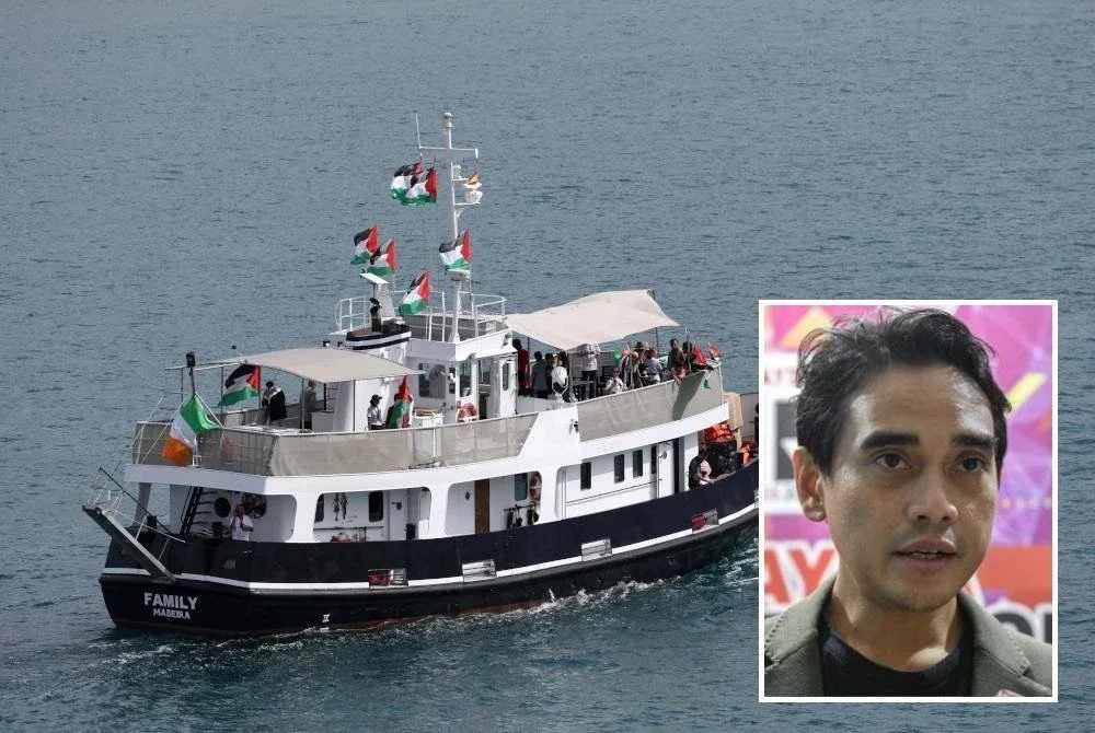 Konvoi Global Sumud Flotilla mungkin berdepan halangan termasuk pemberi maklumat pro-Israel. (Gambar kecil: Ashwad)