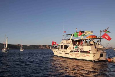Turkiye turut melakukan pemantauan ke atas flotilla terlibat misi kemanusiaan ke Gaza. Foto Reuters