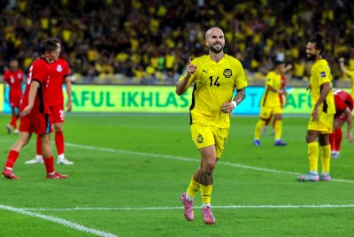 Figueiredo antara pemain Harimau Malaya dari JDT yang digantung FIFA. Foto Bernama 