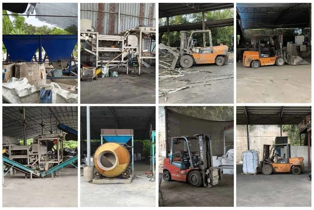 Pelbagai peralatan dan jentera yang dirampas.