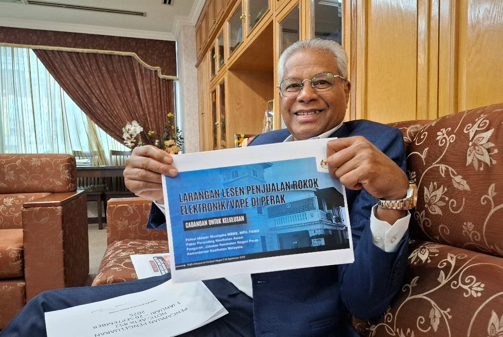 Sivanesan dalam sidang akhbar di Bangunan Perak Darul Ridzuan di Ipoh pada Rabu.