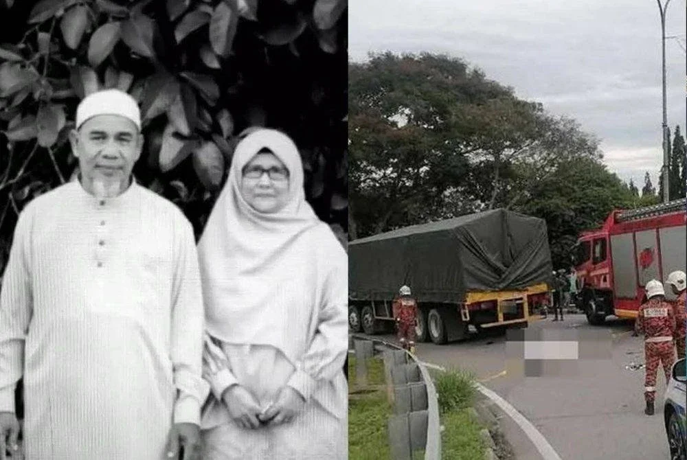 Pemergian arwah dan isterinya dalam kemalangan di Bulatan Hospital Jitra pada pagi Selasa lalu mengejutkan ramai pihak.