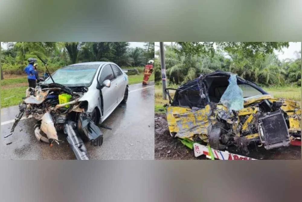 Seorang lelaki maut manakala dua cedera dalam kemalangan tiga kereta ketika hujan lebat di Jalan Bahau–Kemayan, Jempol.