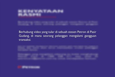 Petron dalam kenyataan memaklumkan insiden melibatkan seorang pelanggan di stesen minyak di Pasir Gudang adalah kes terpencil.