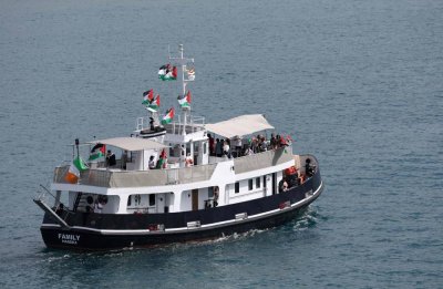 Kapal tentera Israel dilaporkan menghampiri Global Sumud Flotilla yang menuju ke Gaza. Foto fail AFP 