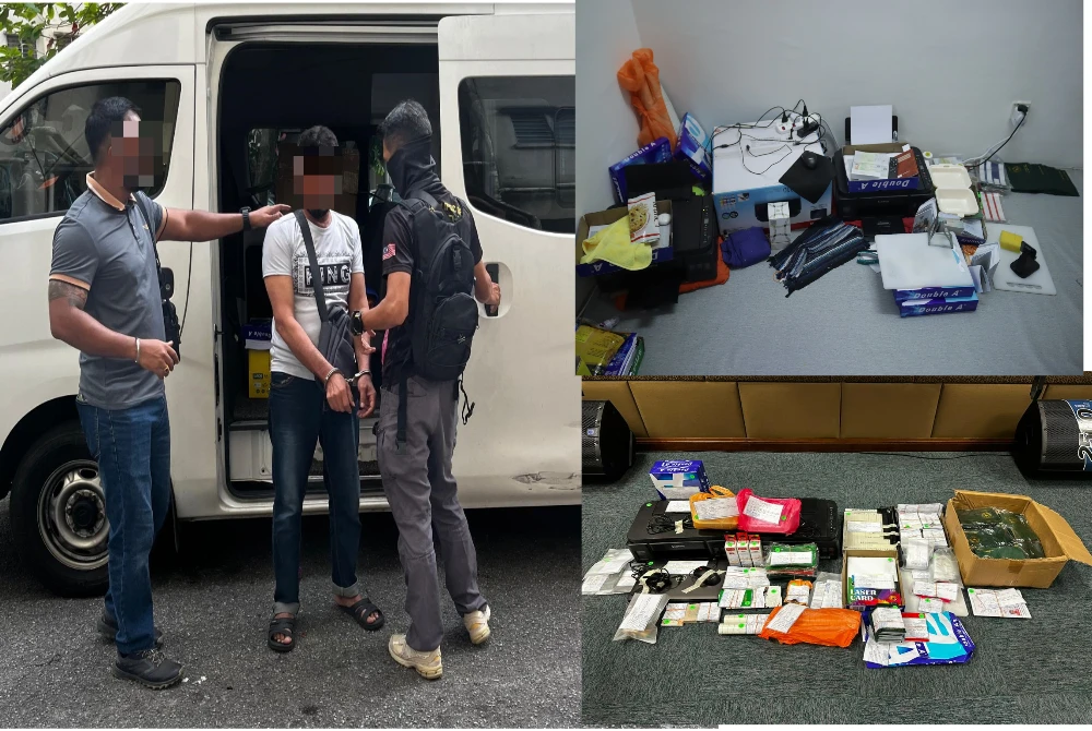 Sindiket penipuan pemeriksaan Agensi Pemantauan dan Pemeriksaan Perubatan Pekerja Asing (FOMEMA) menggunakan pasport palsu ditumpaskan menerusi serbuan di sekitar Lembah Klang Selasa lalu.