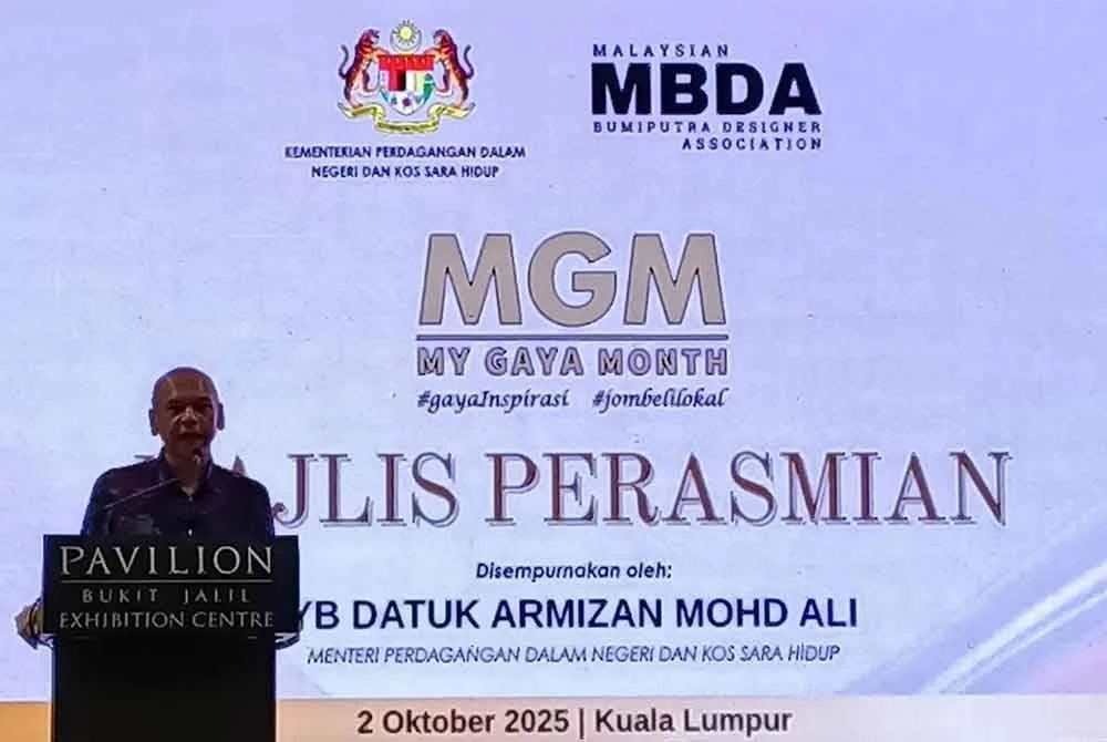Armizan ketika berucap pada Majlis Perasmian MGM2025 di Pavilion Bukit Jalil pada Khamis.