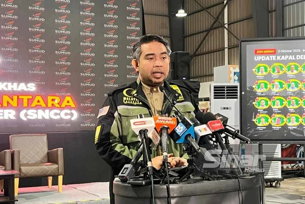 Sani Araby ketika sidang media di SNCC di Bandar Serenia, Sepang pada Khamis.