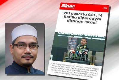 Kerajaan Kelantan meminta rakyat negeri ini melaksanakan solat hajat dan Qunut Nazilah di kediaman masing-masing demi keselamatan sukarelawan GSF yang sedang berdepan ancaman Israel ketika ini. (Gambar kecil: Mohd Asri)
