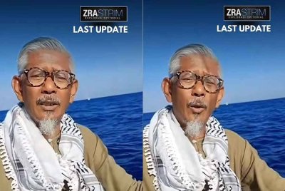 Zainal Rashid antara lima individu terbaharu yang ditahan selain Haroqs, Dr Taufiq dan Haikal yang menaiki kapal Free Willy serta Ustaz Mad.