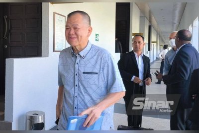 Teck Ann hadir ke Mahkamah Sesyen Kuala Lumpur bagi menghadapi satu pertuduhan kes rasuah pada Khamis. Foto Sinar Harian