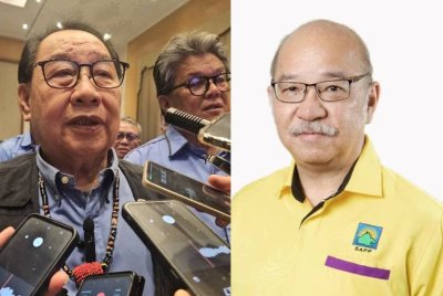 Presiden STAR, Datuk Seri Jeffrey Kitingan dan Presiden SAPP, Datuk Seri Yong Teck Lee