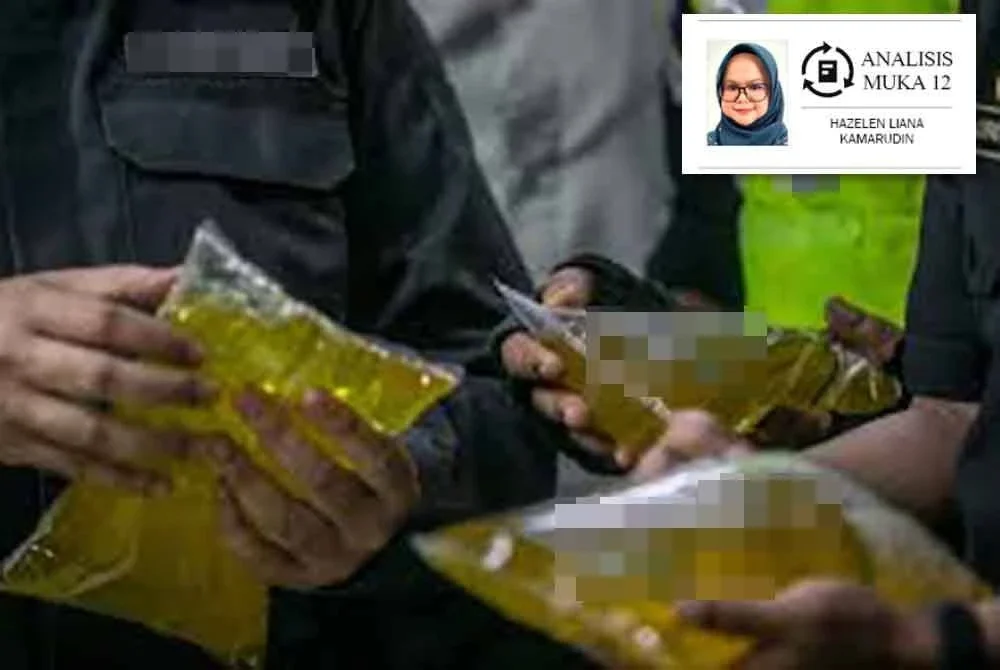 Minyak masak peket bersubsidi yang sepatutnya menjadi hak rakyat marhaen, berakhir di sempadan dengan nilai berlipat kali ganda. - Gambar hiasan