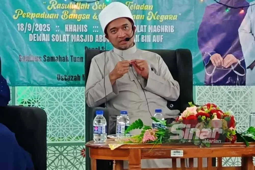 USTAZ AHMAD FAUWAZ -Foto: MUHAMAD TARMIZE MOHD NOR