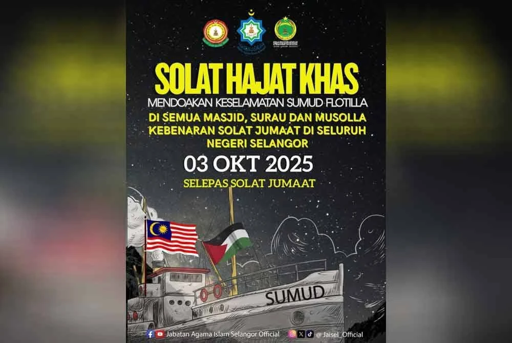 Info yang dikongsi di laman Facebook JAIS