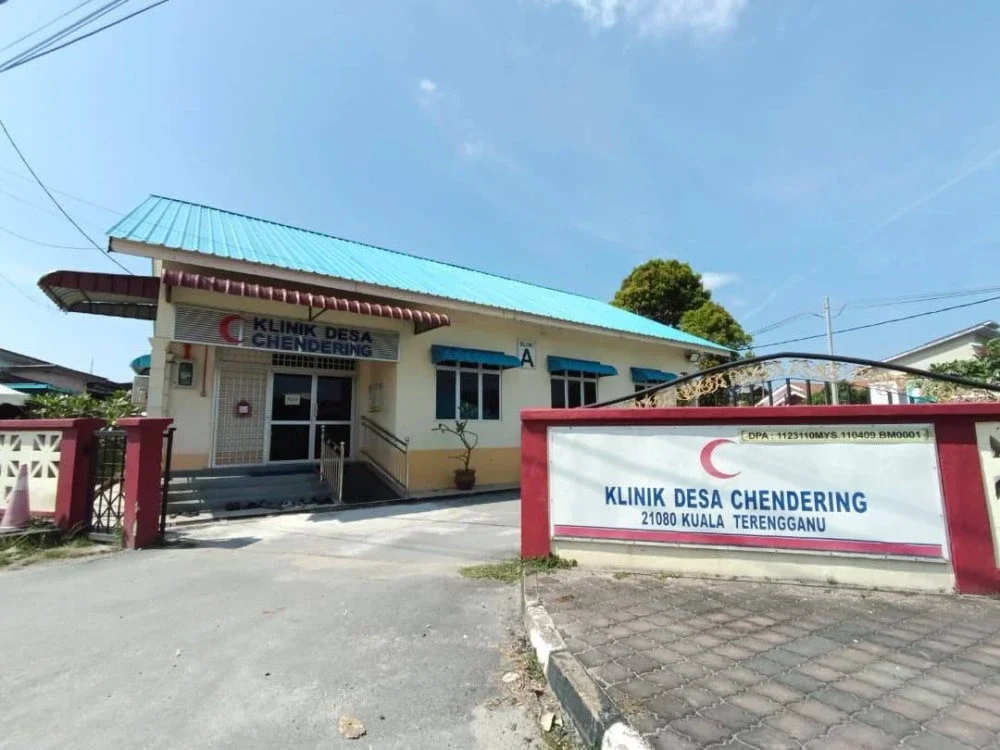 Klinik Desa Chendering di Kuala Terengganu yang kini telah berwajah baharu memberi keselesaan kepada penduduk setempat.