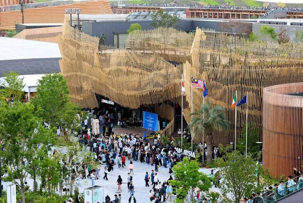 Pavilion Malaysia menjadi tumpuan pelancong kerana keunikan yang menjadikan kemestian untuk dilawati jika ke Ekspo Antarabangsa 2025 Osaka. Foto Bernama