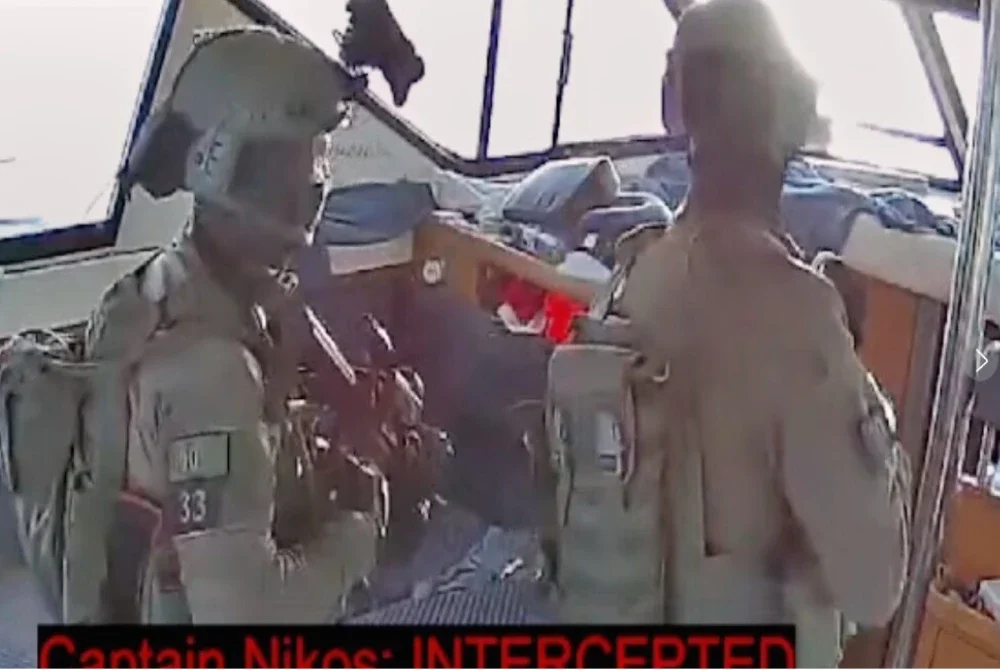 Misi flotilla antarabangsa ke Gaza digagalkan selepas tiga kapal dipintas oleh tentera laut Israel. Foto Agensi