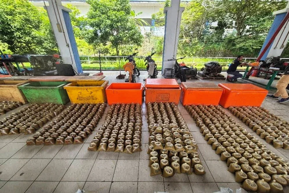 Antara hasil rampasan di rumah terbabit. Foto FB Briged Tenggara PGA