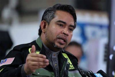 Sani Araby ketika sidang media harian Misi Global Sumud Flotila Sumud Nusantara di Bilik Gerakan Sumud Nusantara pada Jumaat. Foto Bernama