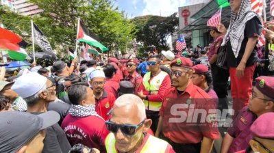 Isu RUU URA dan bantahan terhadap kehadiran Trump turut disuarakan dalam himpunan solidariti Global Sumud Flotilla di Sogo, Kuala Lumpur pada Sabtu. 