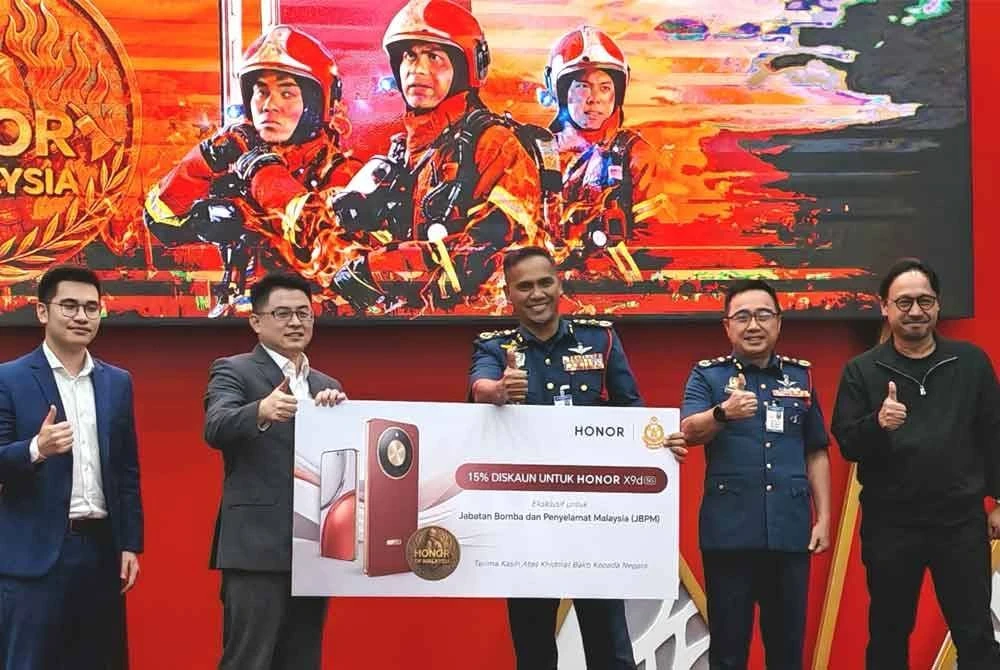 HONOR menawarkan diskaun eksklusif sebanyak 15 peratus kepada JBPM sebagai tanda penghargaan.