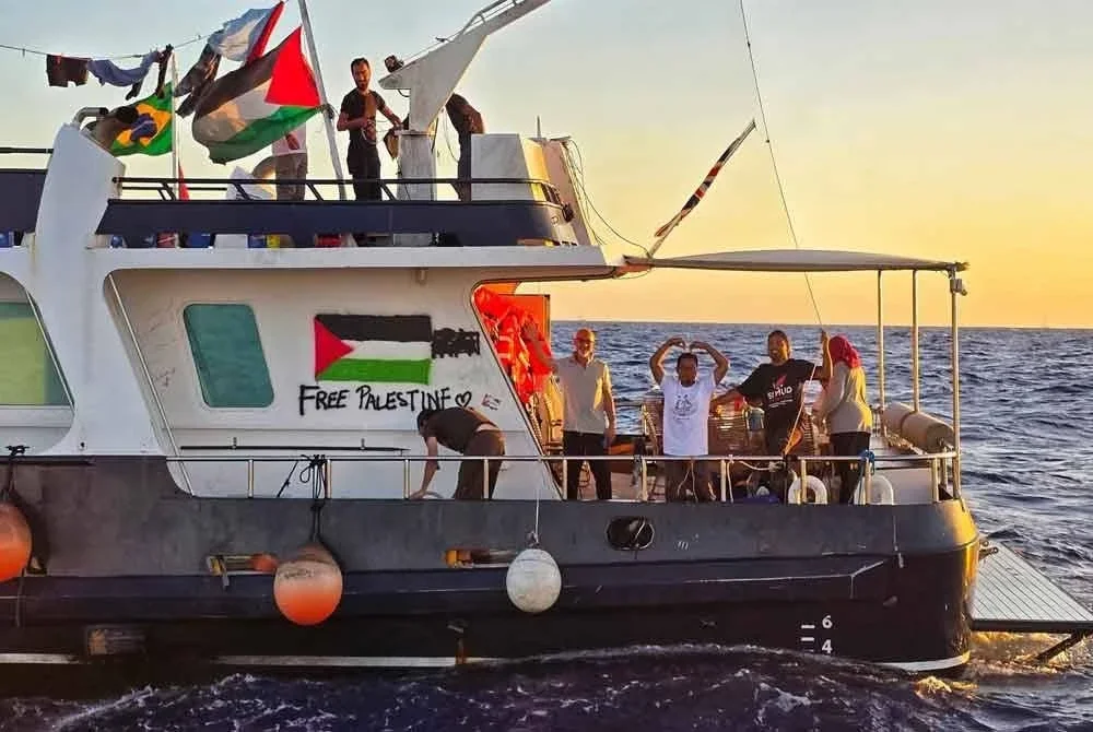 Misi Global Sumud Flotilla ke Gaza. Foto FB Nadir Al- Nuri