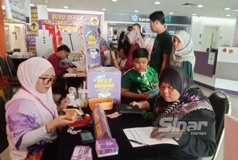 Nur Syahida juga tidak melepaskan peluang menyertai cabutan bertuah.