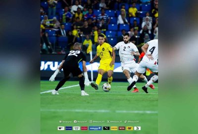 Harimau Malaya masih memiliki pasukan yang kuat walaupun tanpa kehadiran tujuh pemain warisan yang digantung. Foto MALAYSIA NT
