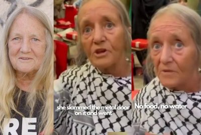 Tangkap layar video Margaret daripada TikTok @scotnational pada Ahad