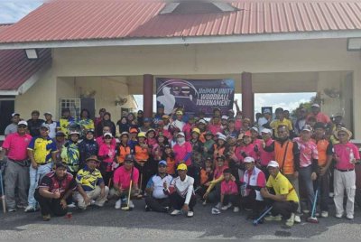 Atlet-atlet yang menggalas cabaran Kejohanan Woodball Antarabangsa UniMAP 2025.