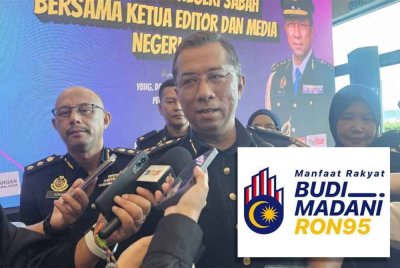 Mohd Harris ketika ditemui pemberita pada sesi libat urus bersama media di SICC, Kota Kinabalu.