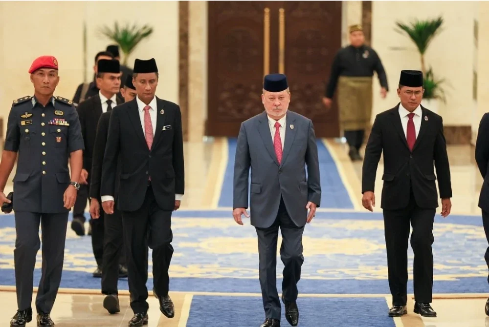 Yang di-Pertuan Agong Sultan Ibrahim berkenan berangkat ke Pra-Mesyuarat Majlis Raja-Raja ke-270 di Istana Negara, pada Selasa. Foto Facebook Sultan Ibrahim Sultan Iskandar