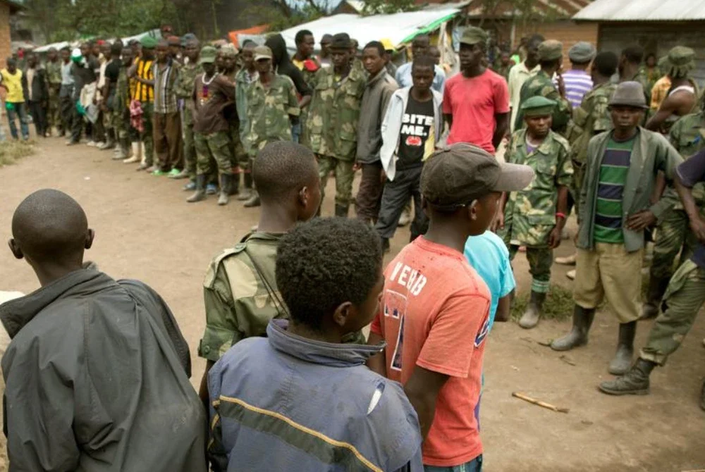 PBB dan UNICEF berjaya selamatkan 410 kanak-kanak daripada kumpulan bersenjata di timur Congo menerusi kerjasama misi pengaman MONUSCO. Foto UN