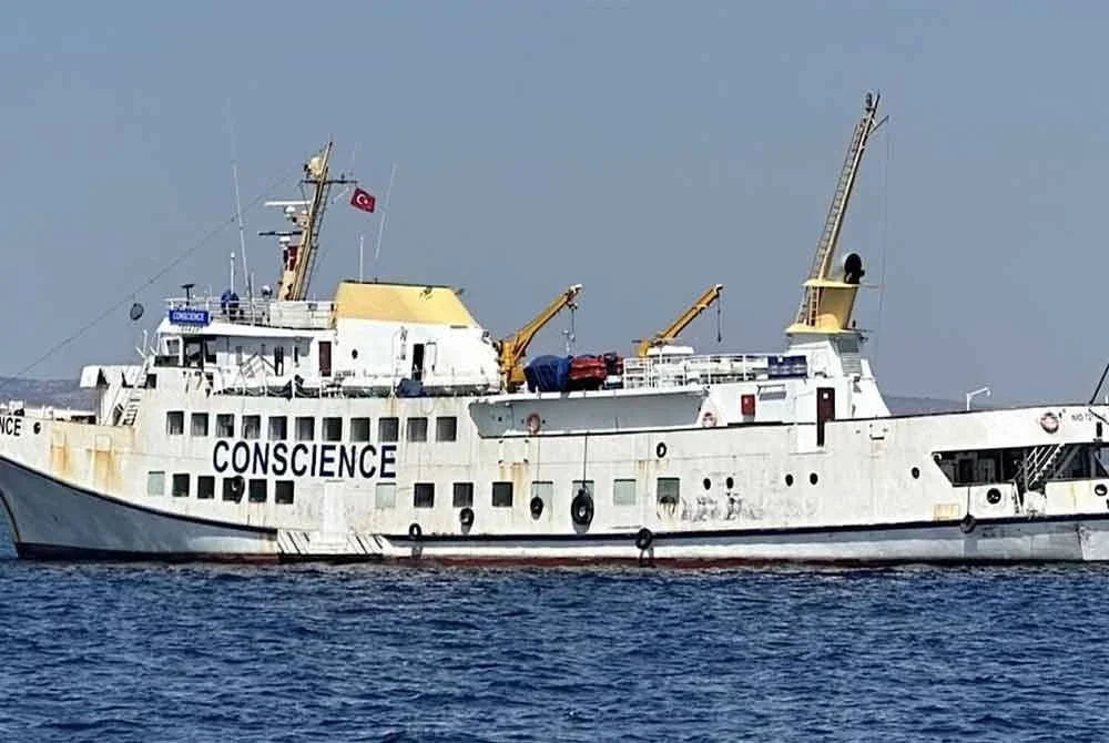 Jangkaan tersebut berdasarkan kelajuan kapal yang dibawa tentera Israel ketika ini.