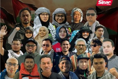 23 wira, wirawati negara yang menyertai misi Global Sumud Flotilla (GSF).
