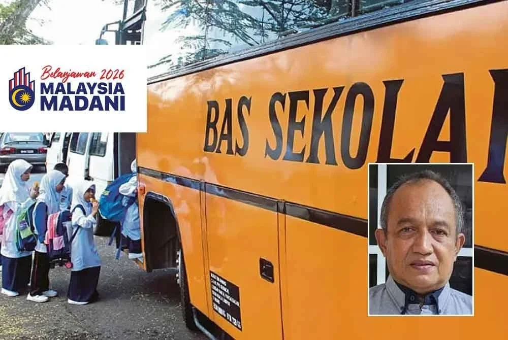 Skim penggantian bas sekolah yang pernah dilaksanakan pada 2013 perlu diperkenalkan semula dan ditambah baik dengan pembaharuan diperluaskan meliputi pembelian bas terpakai. Gambar kecil: Amali