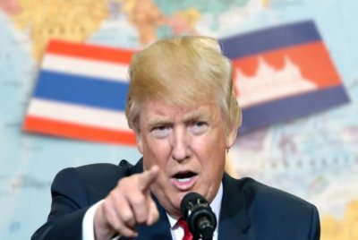 Pemimpin Republikan itu dikatakan cuba campur tangan dalam konflik Thailand-Kemboja. Foto Agensi