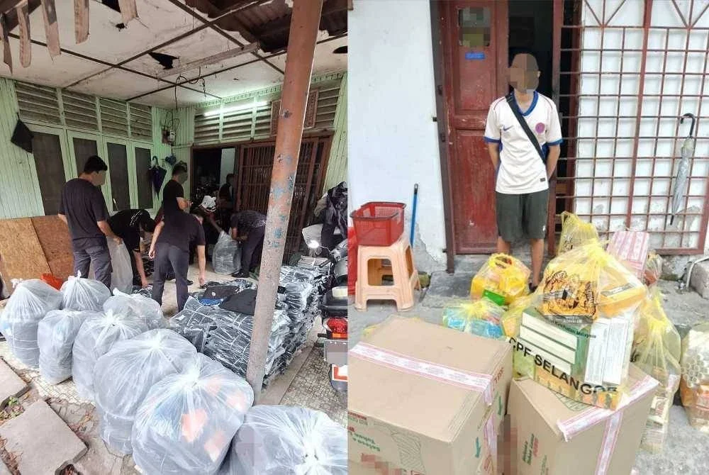 Operasi PGA secara bersepadu bersama agensi penguat kuasa lain menyerbu sebuah pakaian tiruan dan pelbagai ubatan disyaki tiada kelulusan KKM di Kajang pada Rabu.