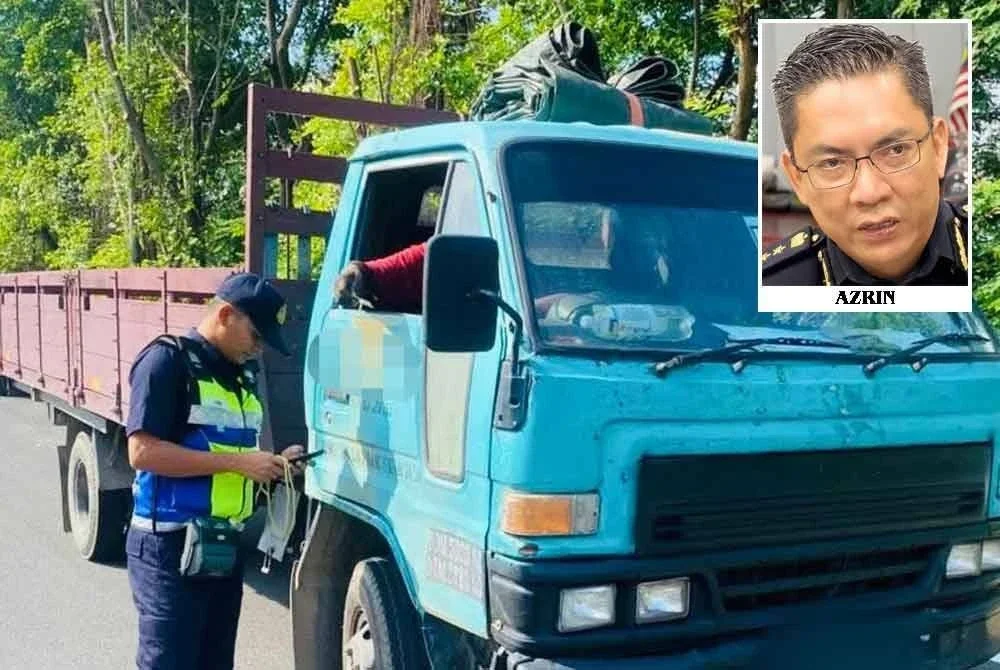 Antara kenderaan yang diperiksa JPJ Selangor menerusi Op Khas Gempur Kenderaan Perdagangan baru-baru ini. Foto JPJ Selangor