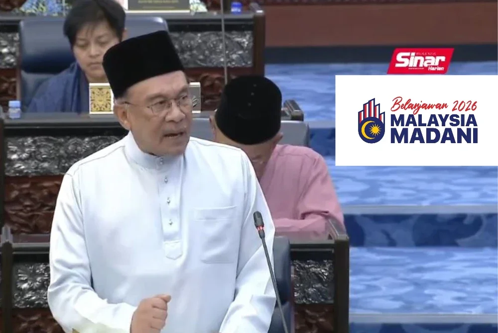 Anwar ketika membentangkan Belanjawan 2026 di Dewan Rakyat pada Jumaat.