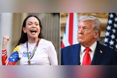 Maria Corina Machado, Donald Trump. Foto Agensi